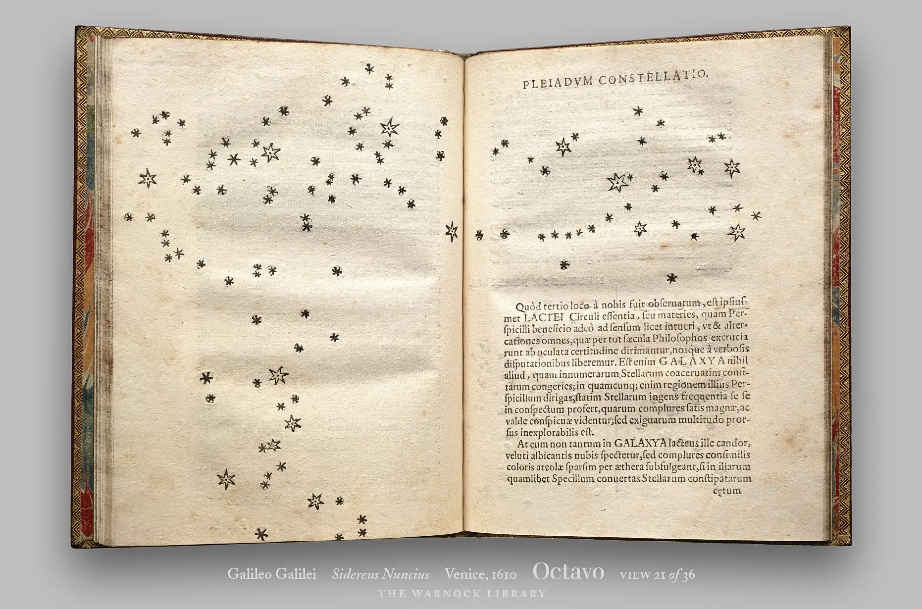 Title page of Sidereus Nuncius